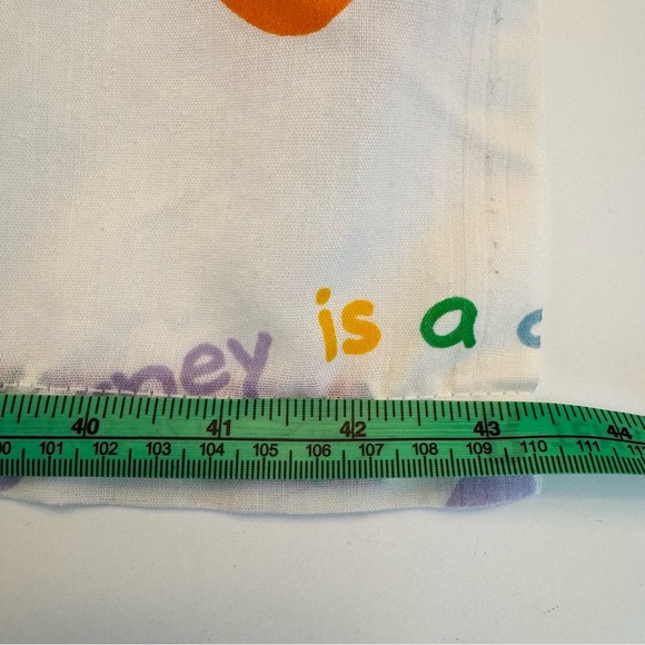 Barney Vintage Curtain Panel Purple Dinosaur Project Craft Authentic Vintage VTG - Picture 7 of 8